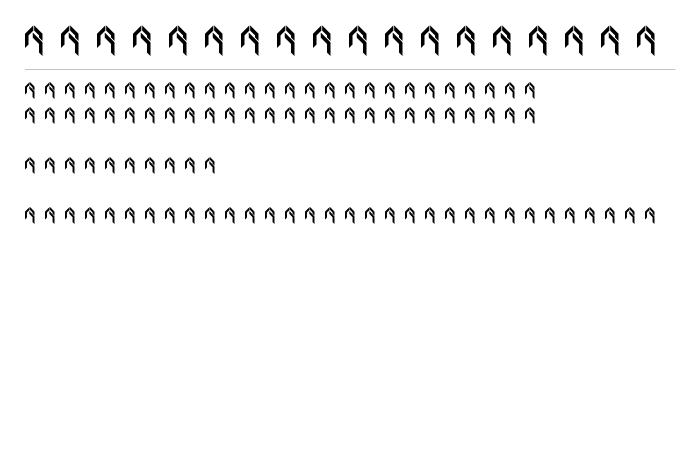 Bambu Runcing Lite Font preview