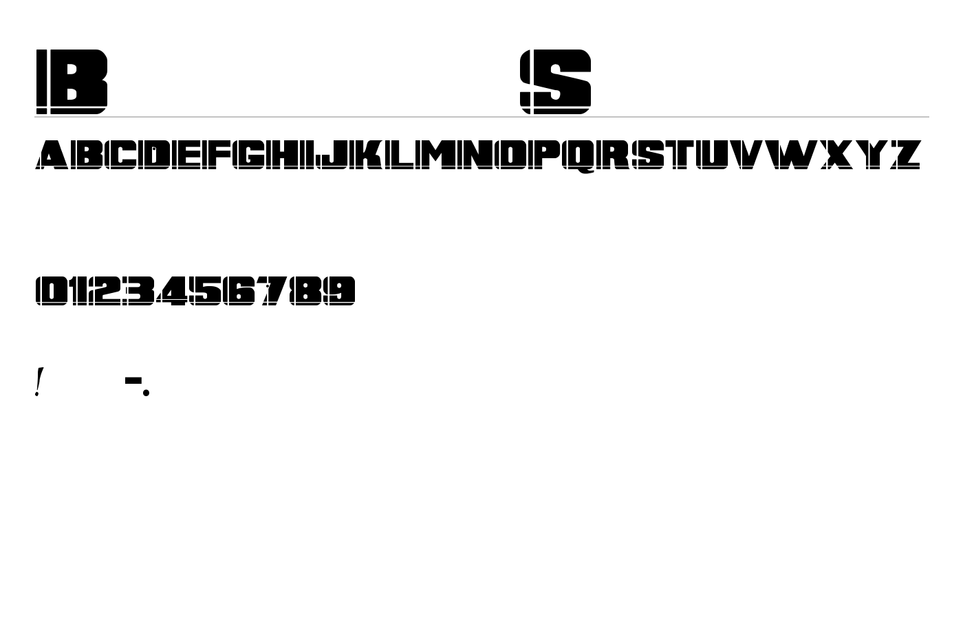 Banner Script Font preview