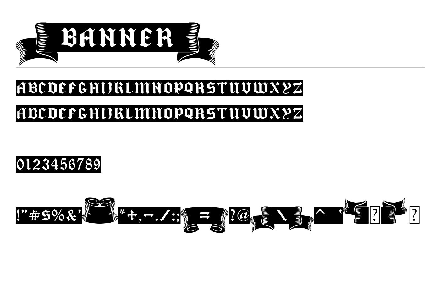 [BANNER] Font preview