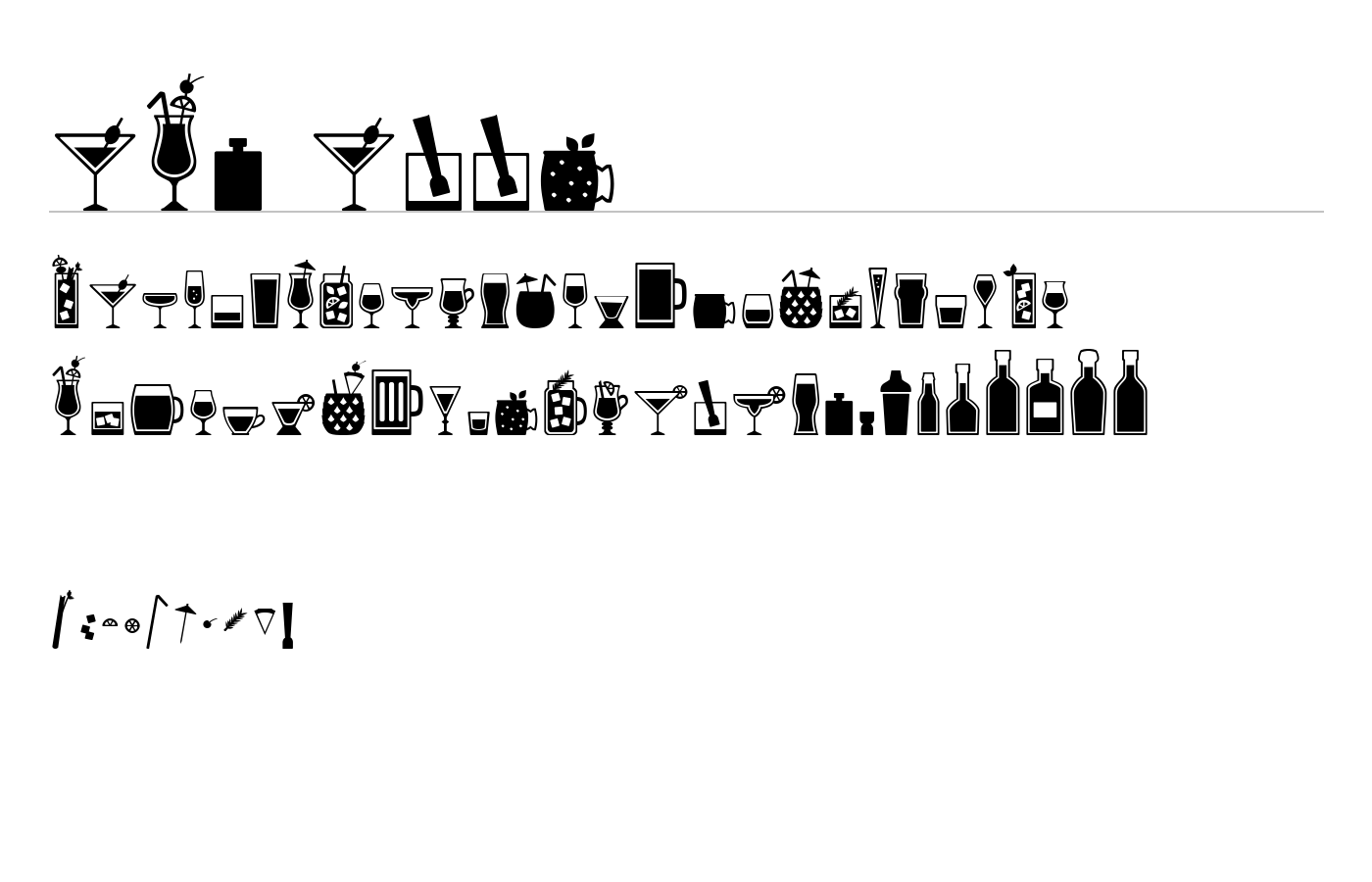 Bar Book Font preview