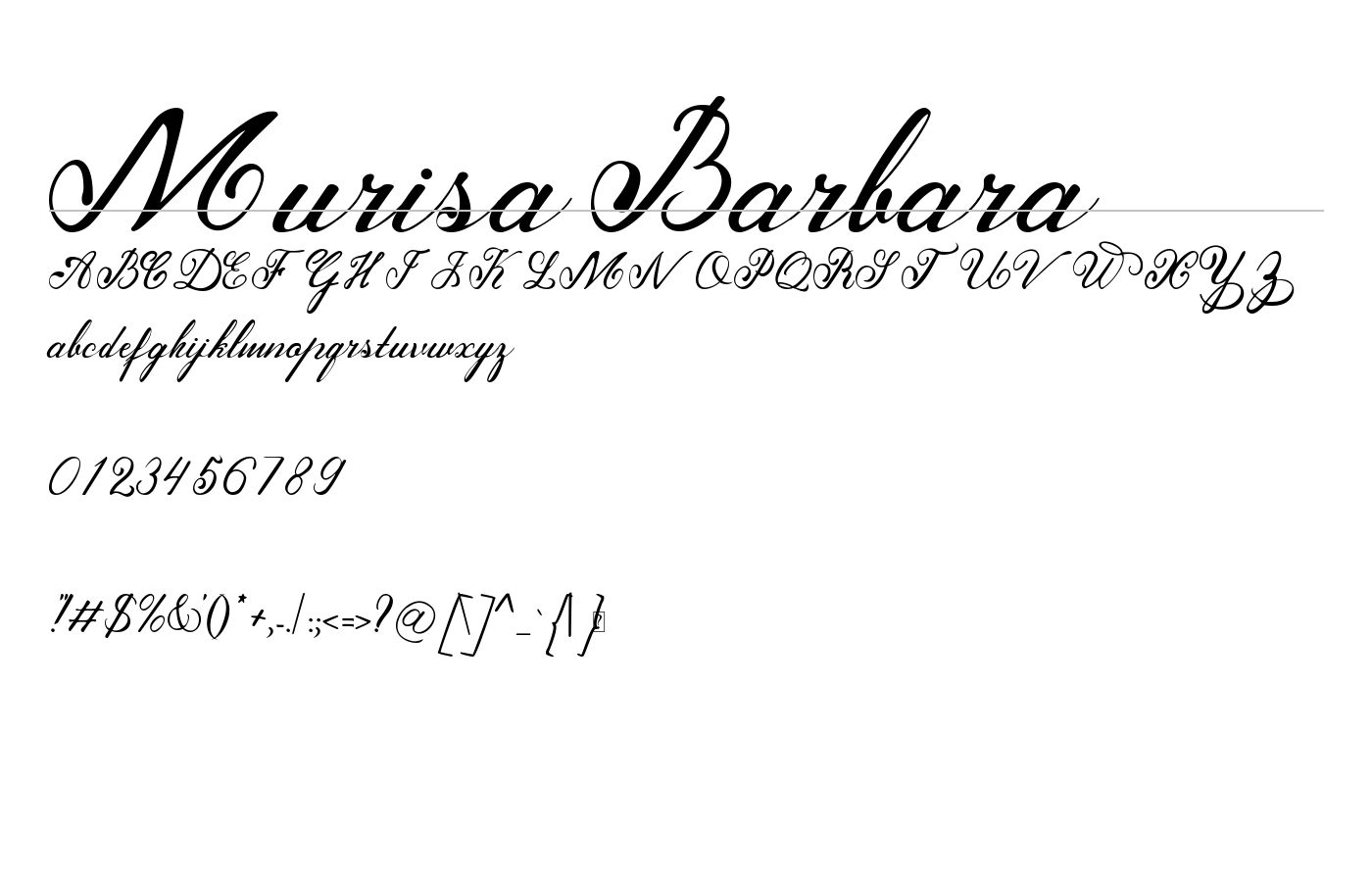Barbara Font preview