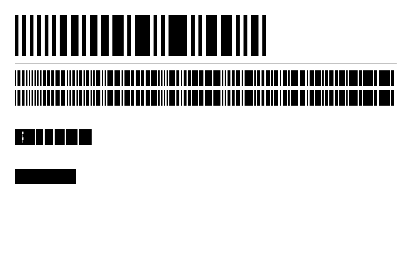 barkode Font preview