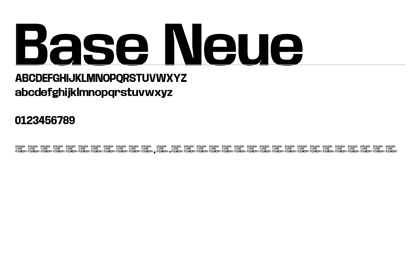 Base Neue Font preview