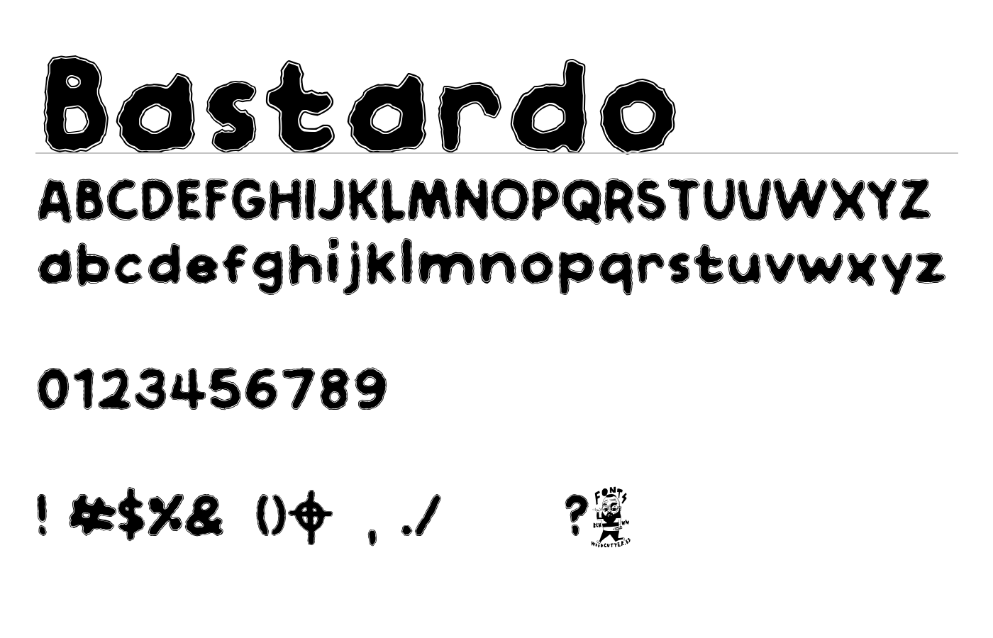 Bastardo Font preview