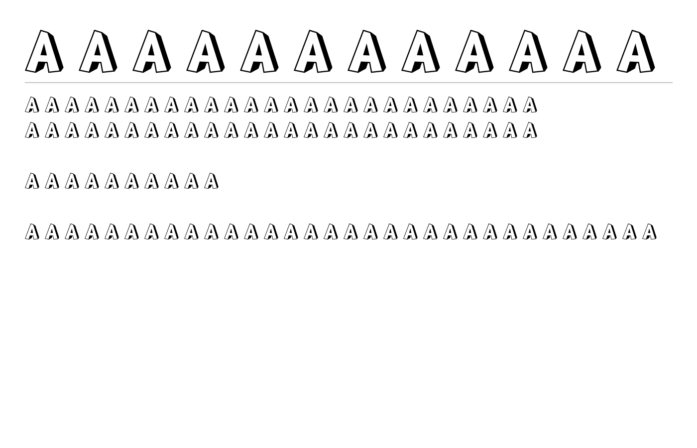 BATAVIA KOTA Font preview