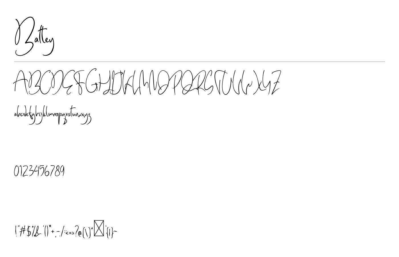 Batley Elegant Font preview