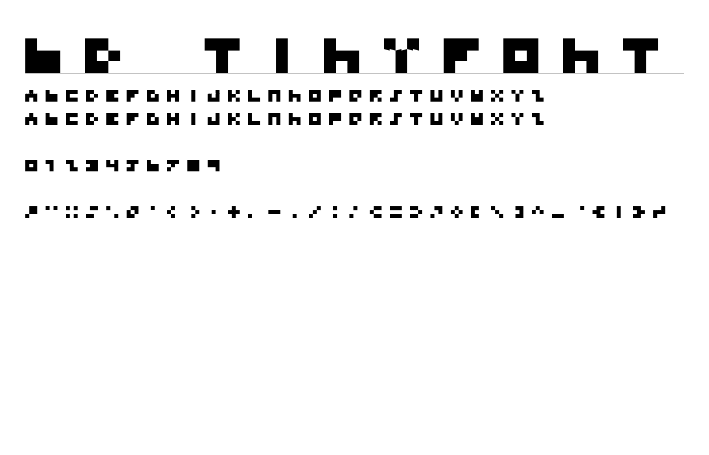 BD TINYFONT preview