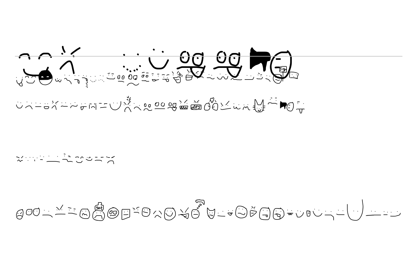 Be Happy Font preview