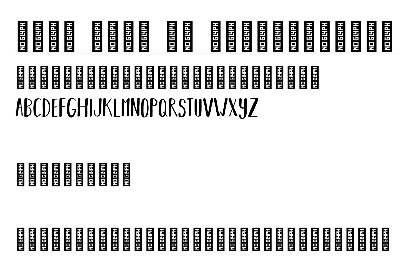 BEAR HUGS BY RATTICSASSIN Font preview