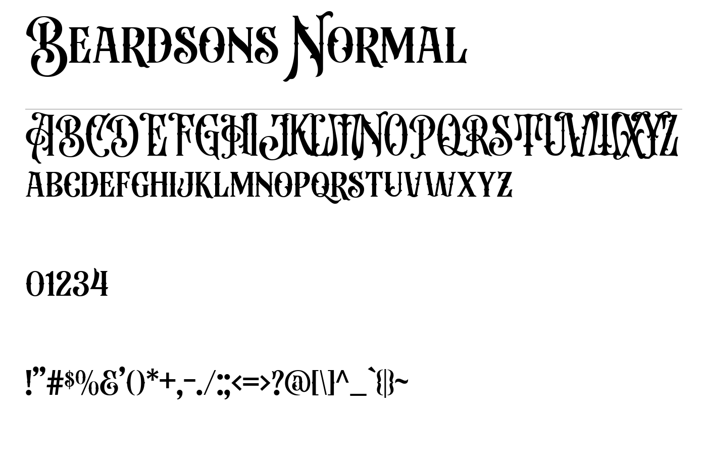 Beardsons Font Download for Free