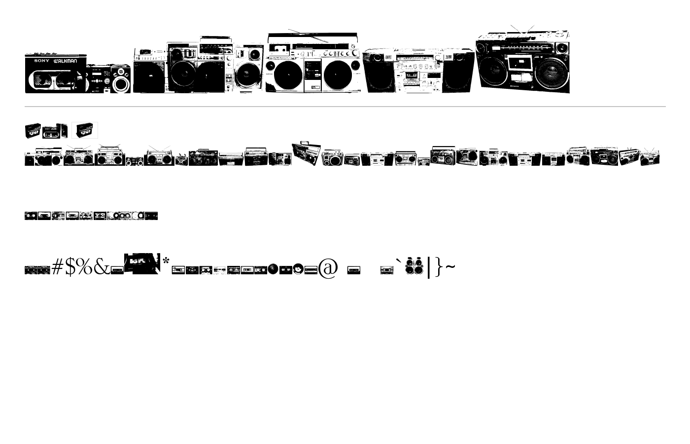 Beatbox Font preview