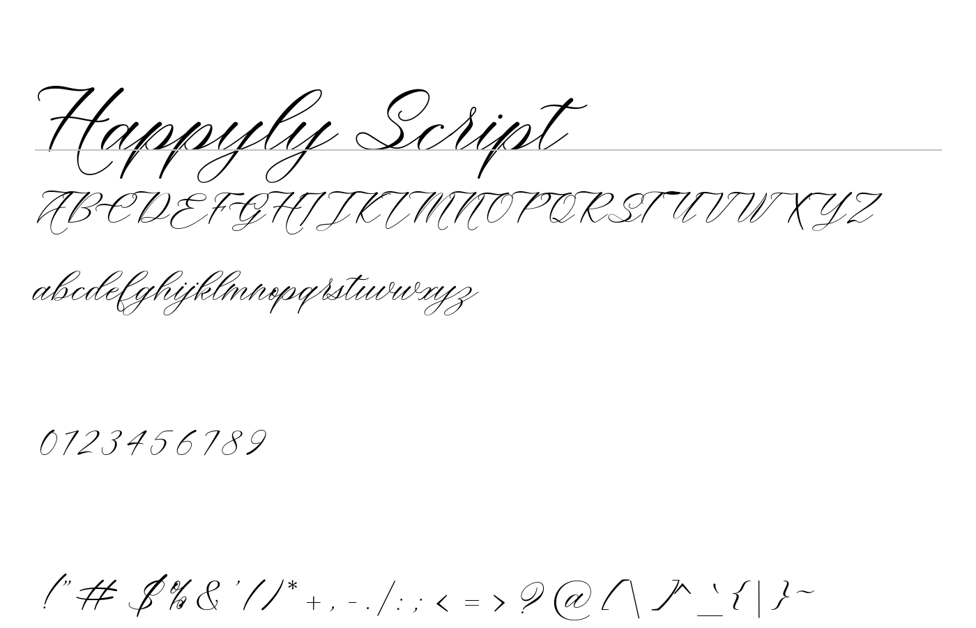 Beauty Moon Script Font preview
