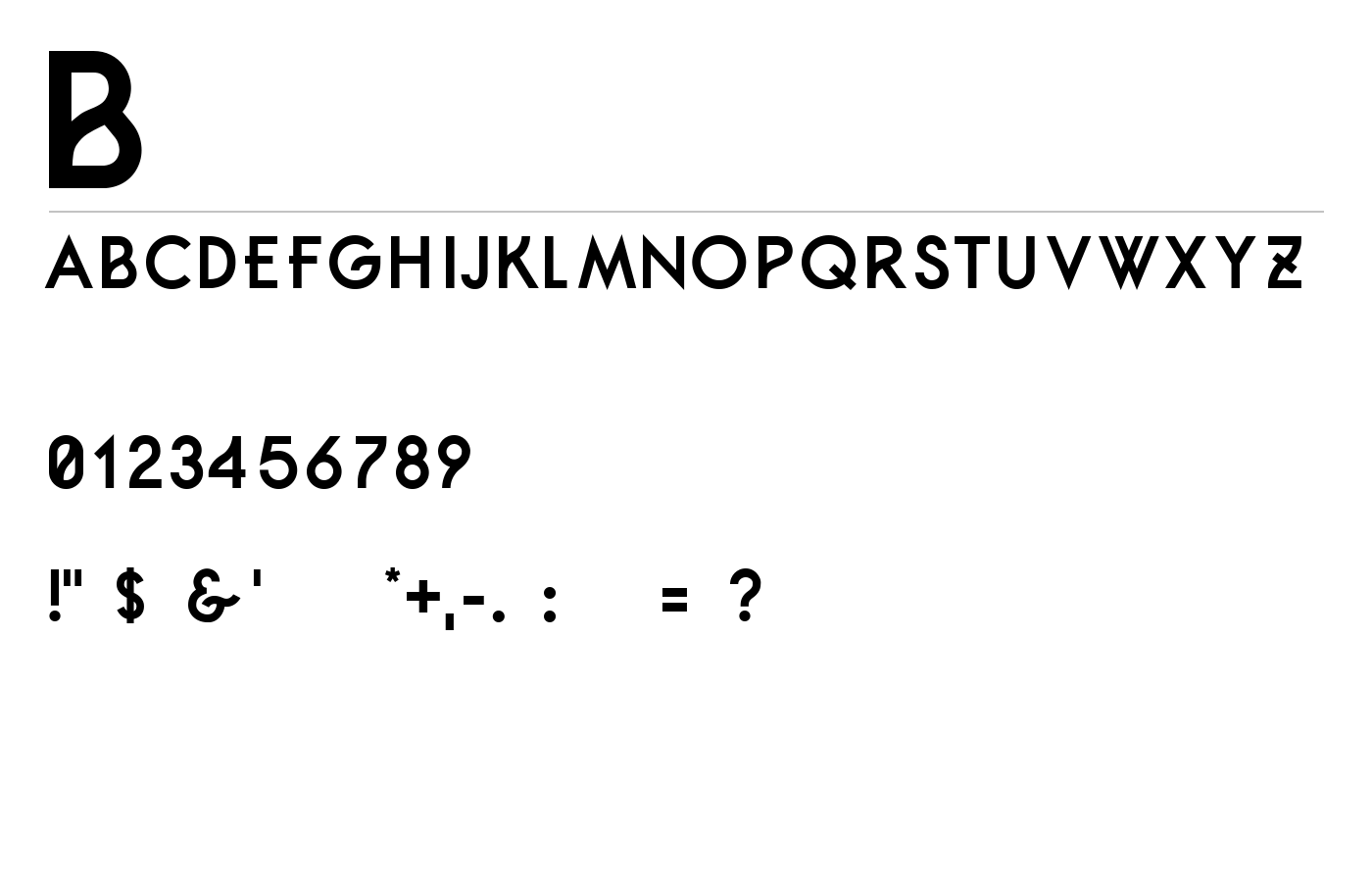 Belgrad Font preview