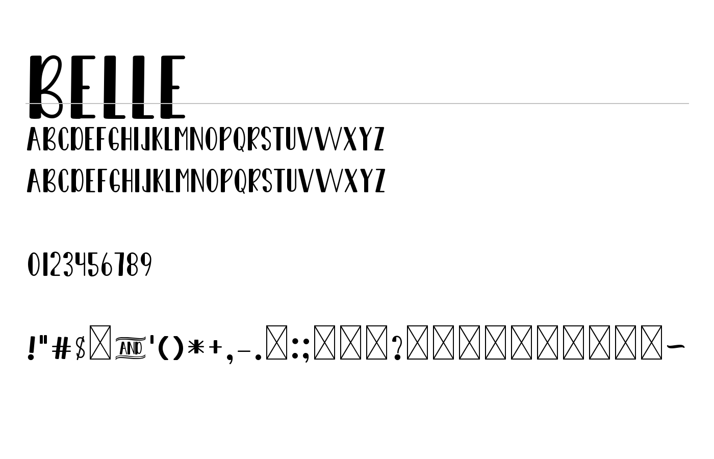 Lulu Font preview