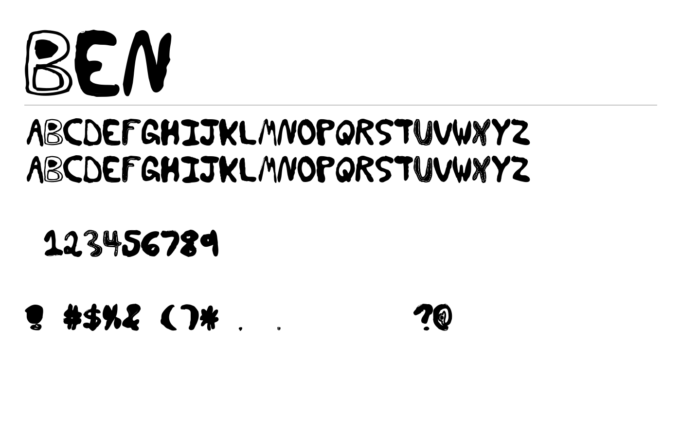 Ben Font preview