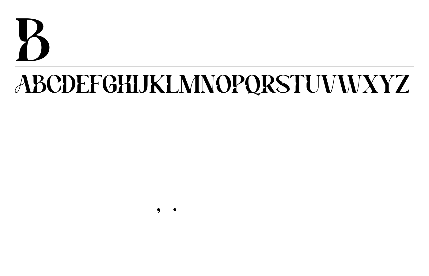 Benogi Font preview