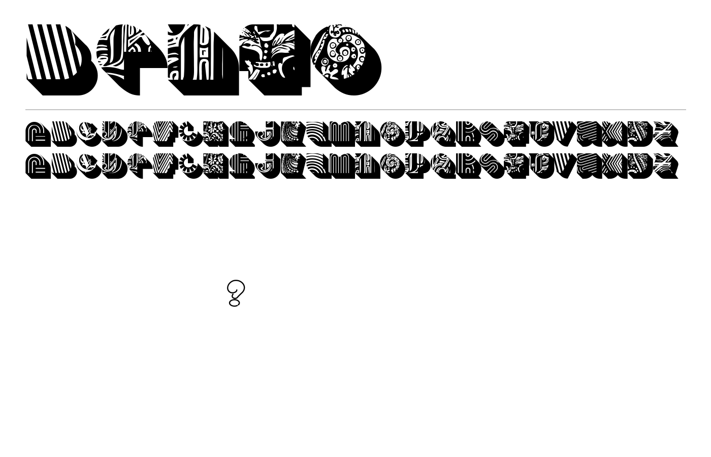 BENTO Font preview