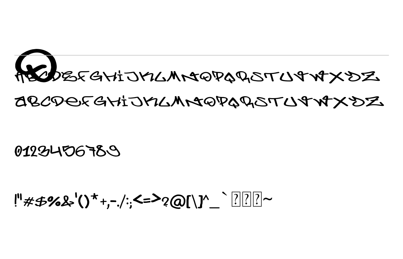 Berlin Graffiti Font preview