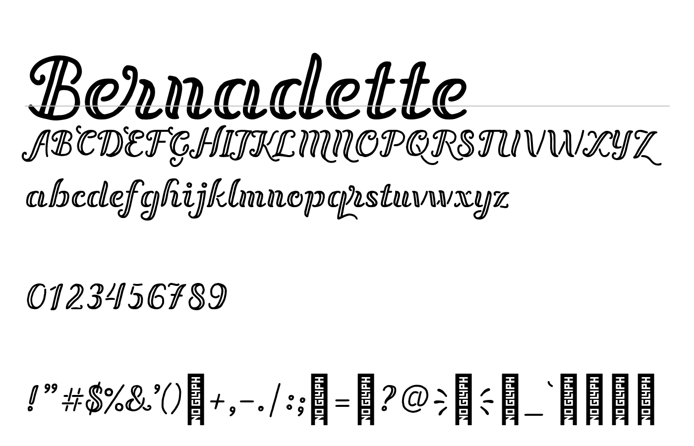 Bernadette Font preview