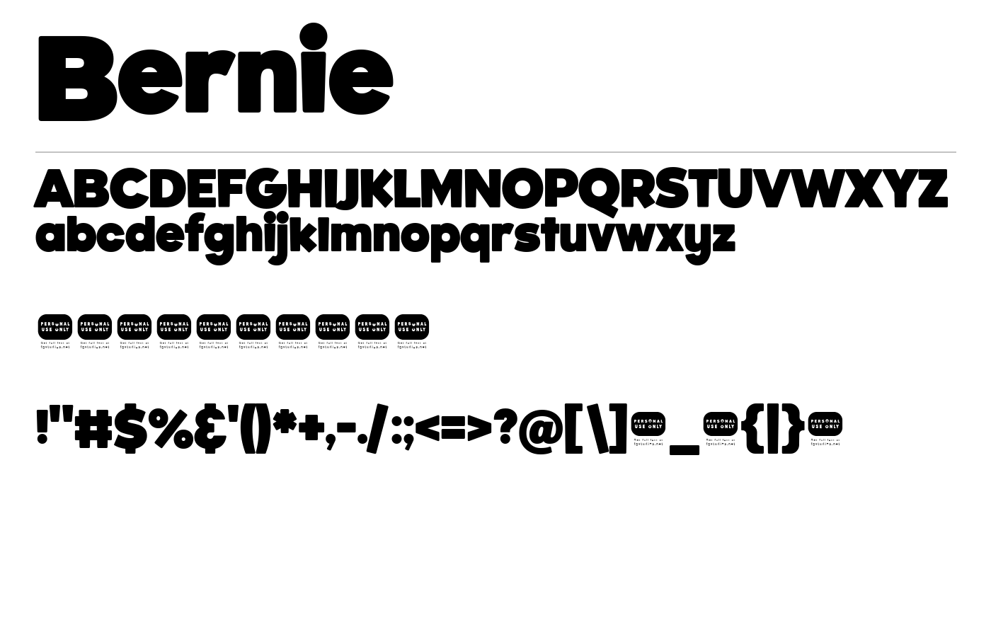 Bernie Font preview