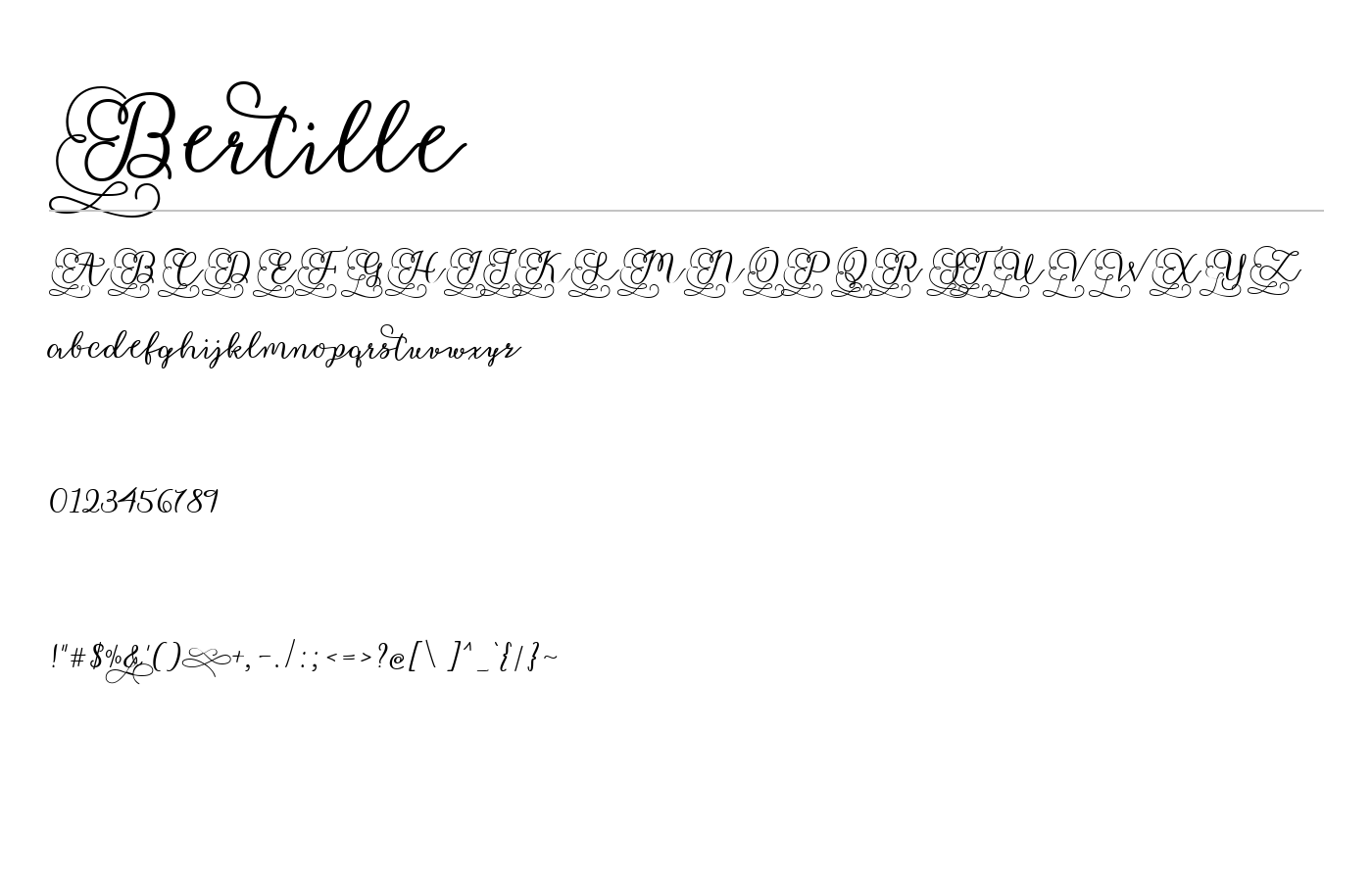 Bertille Font preview
