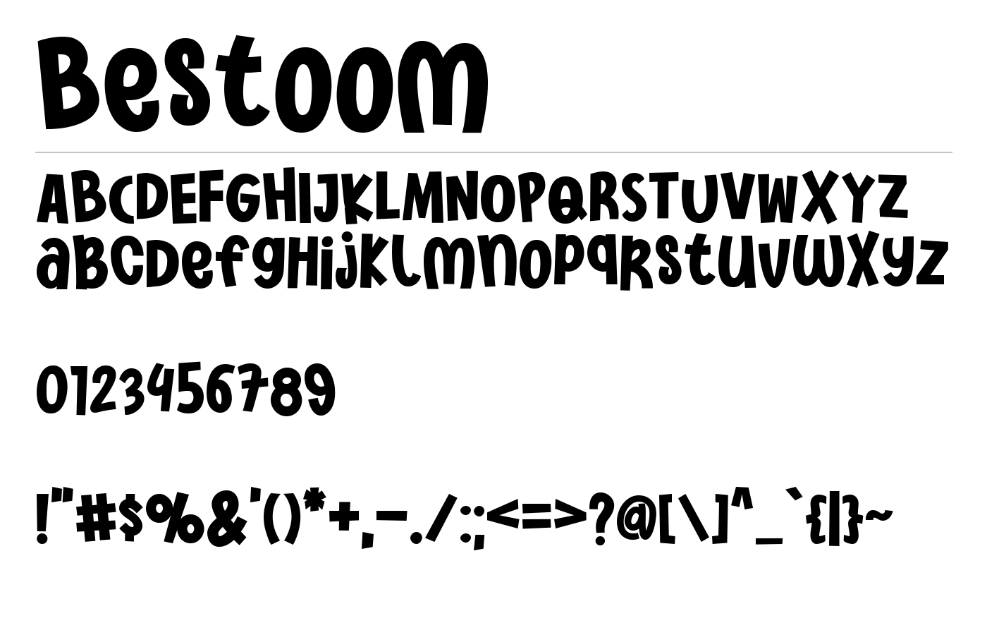 Bestoom Font preview
