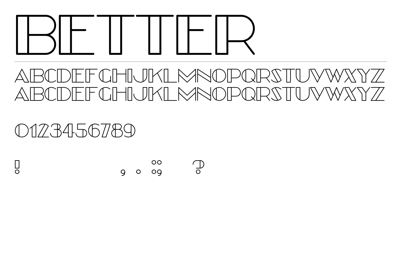 Better Font preview