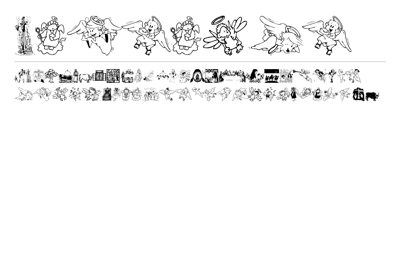 Biblical Font preview