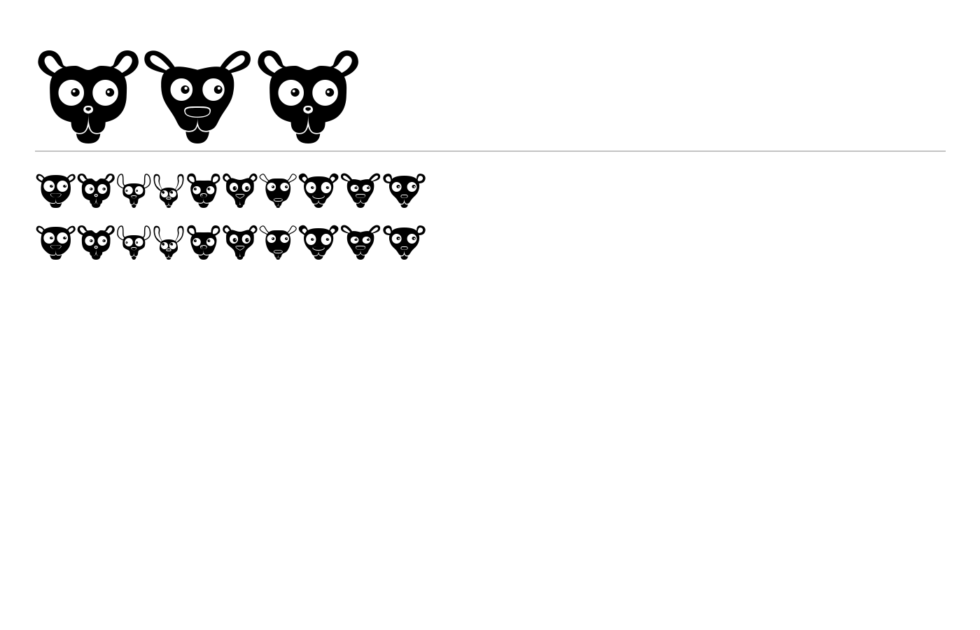 Biby Font preview