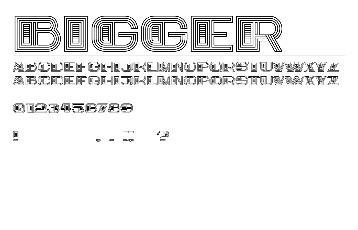 Bigger Font preview
