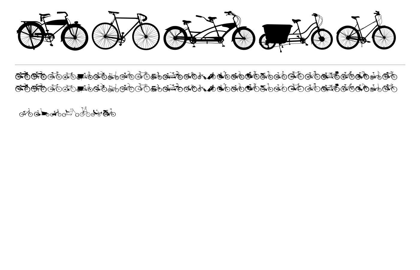 BIKES Font preview