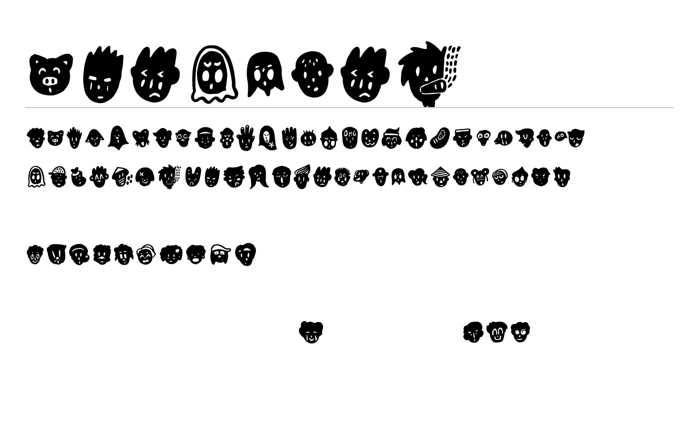 Binarung Font preview