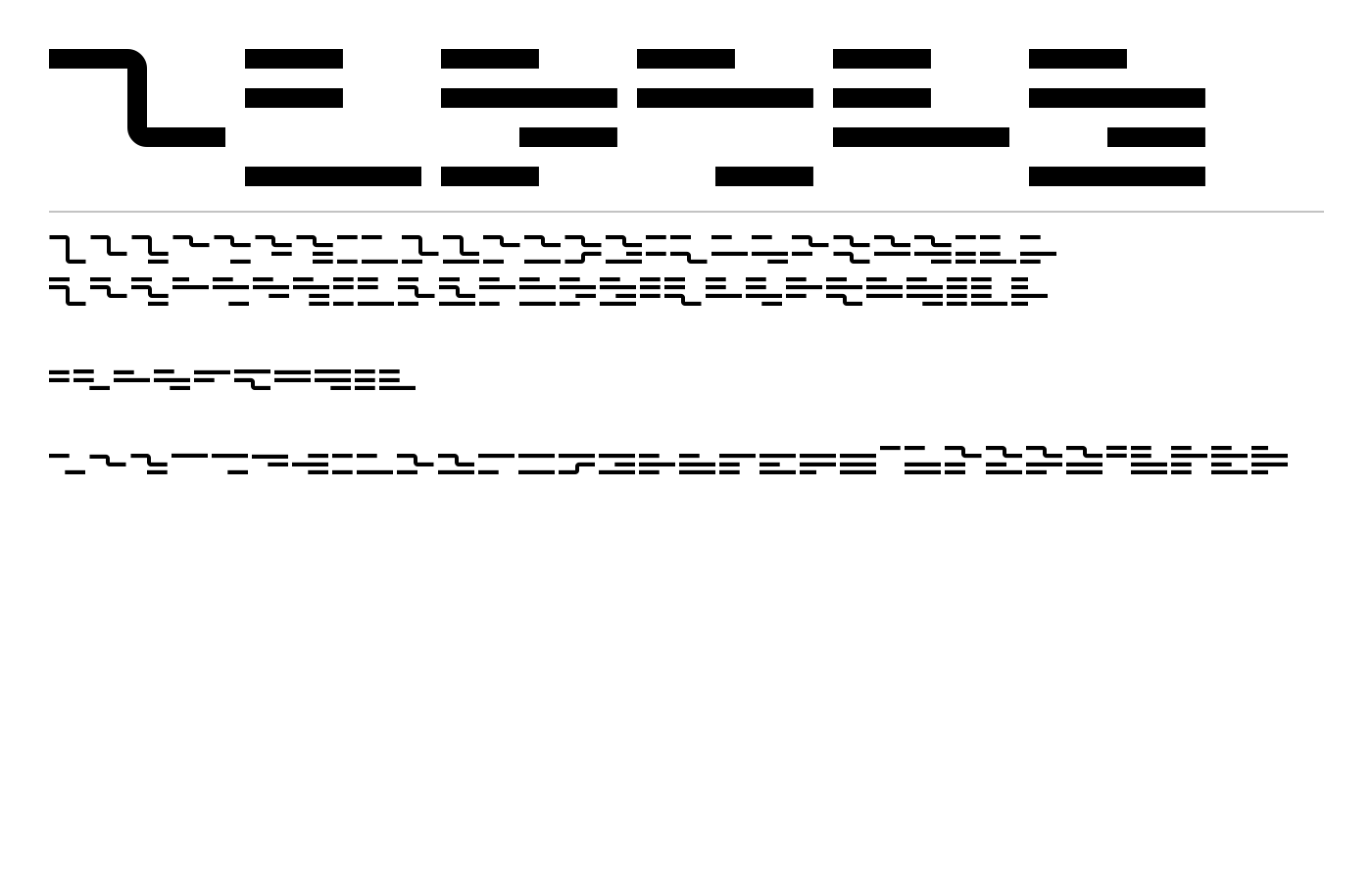 Binero Font preview