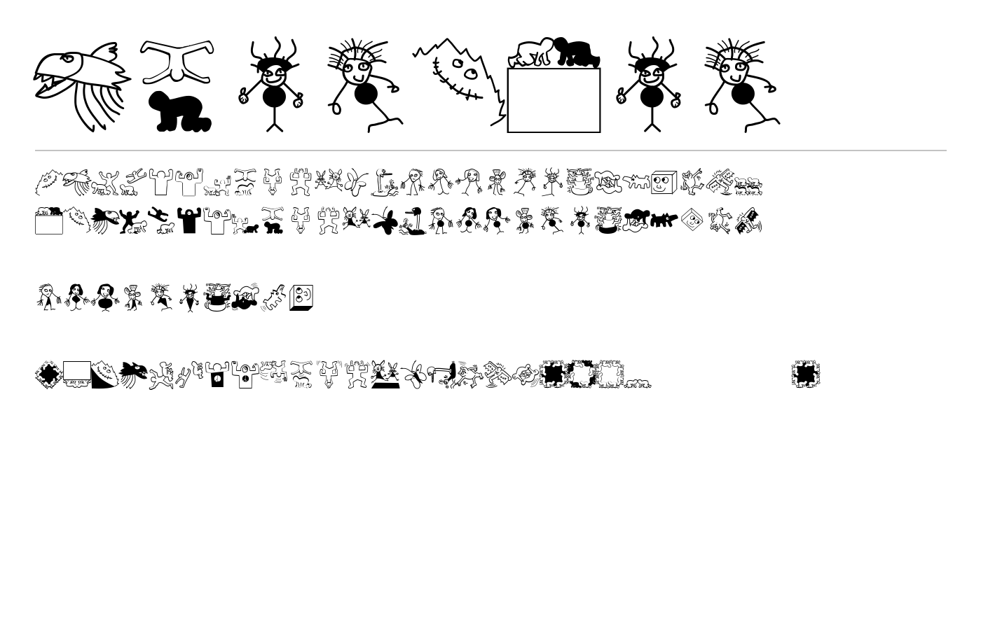 Bitsbats Font preview
