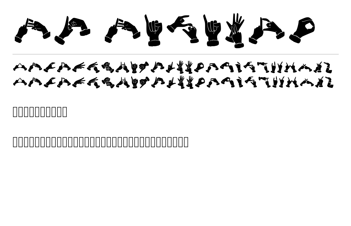 Bk Bisindo Font preview