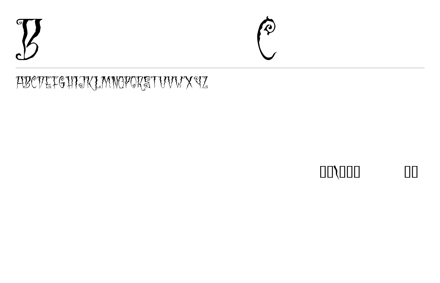 Black Cow Font preview