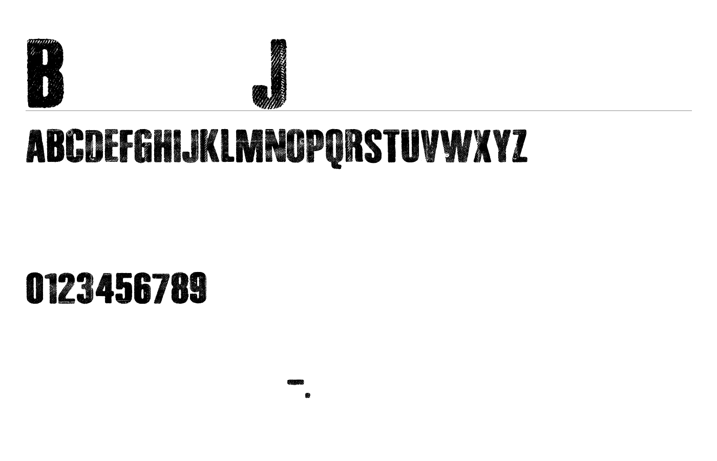 Black Jeans Font preview