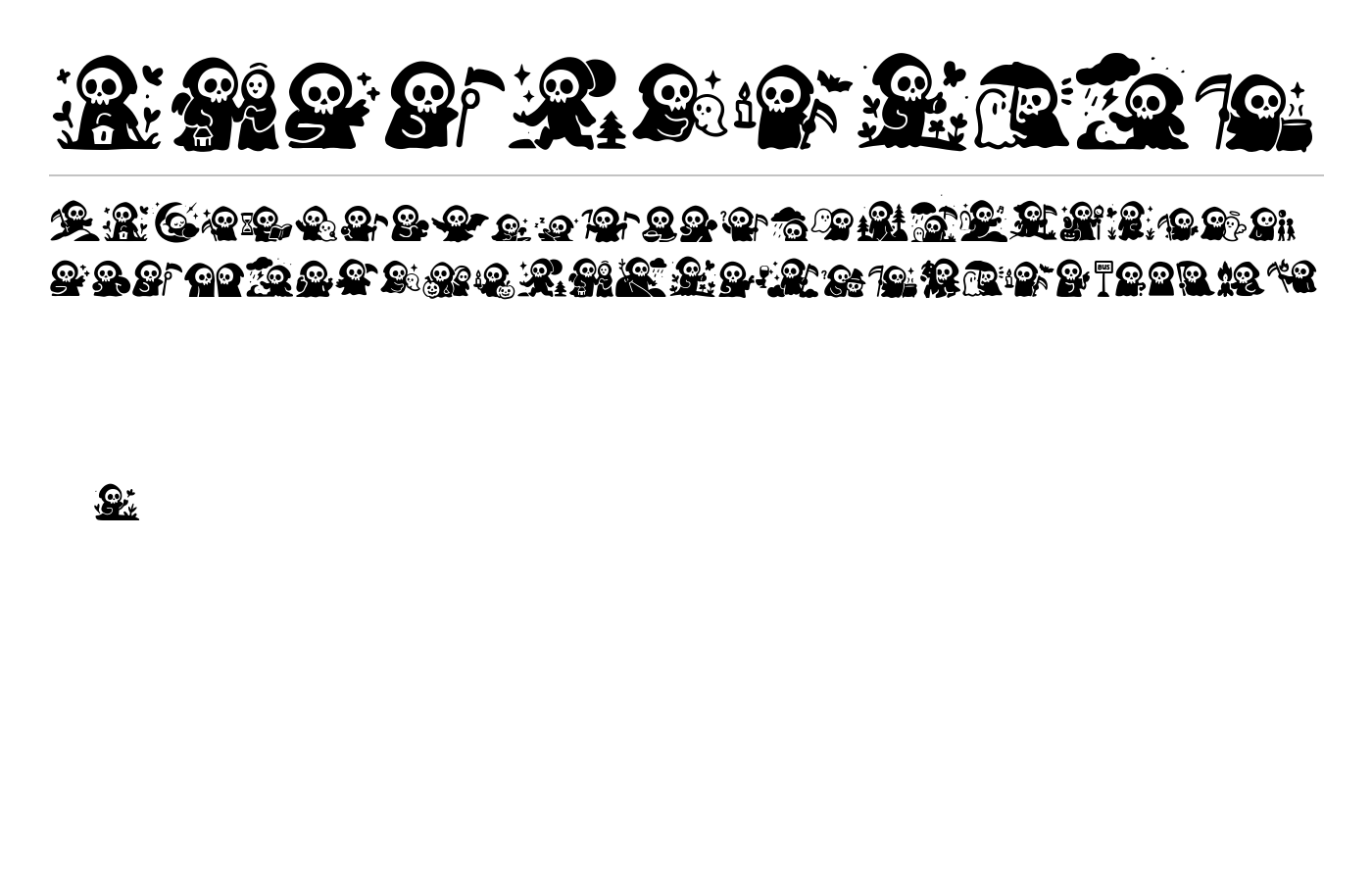 Blackhunter Font preview