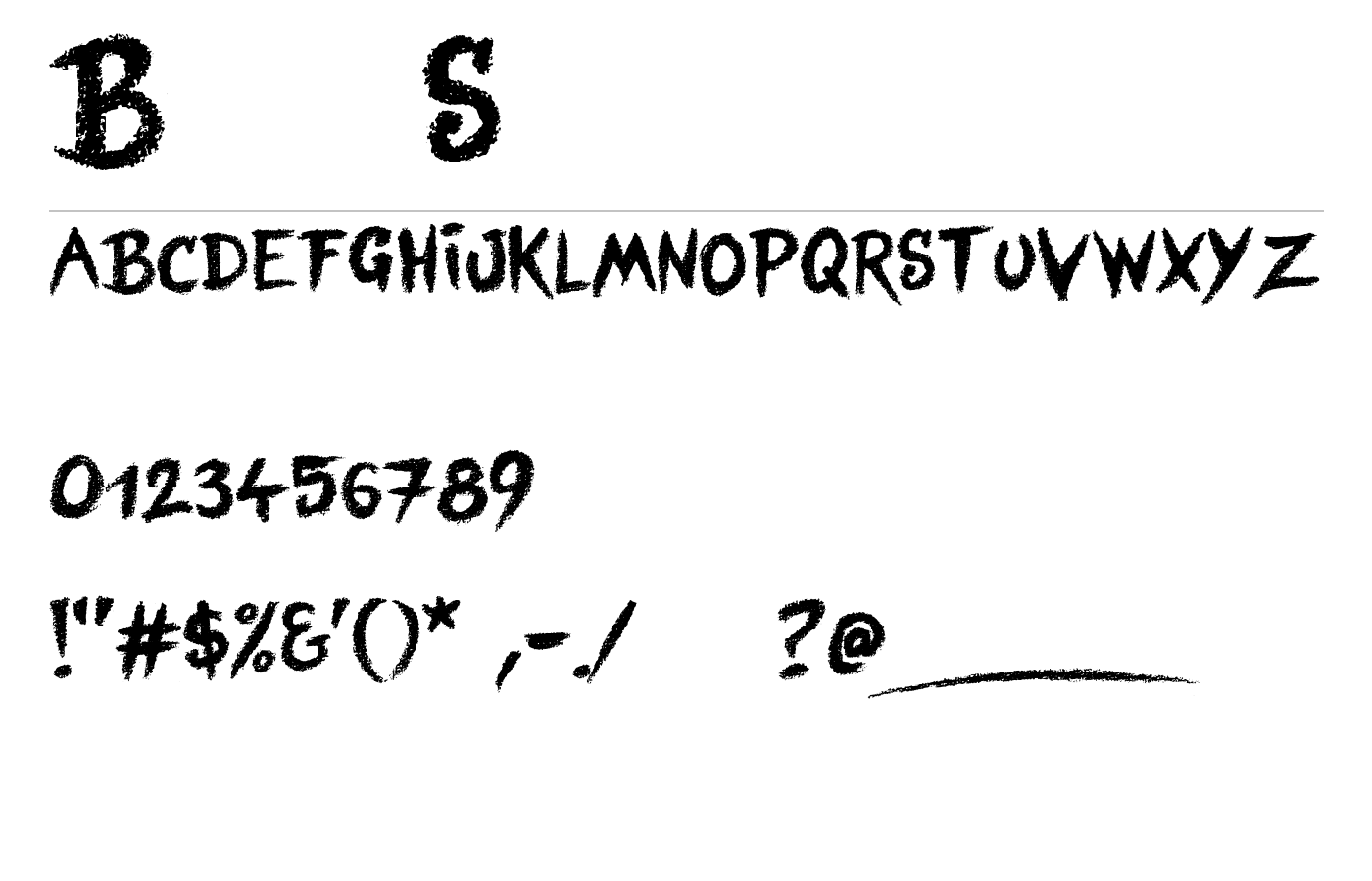 Blind Signature Font preview
