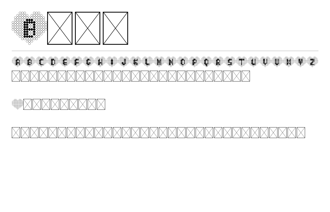 Bloc Font preview