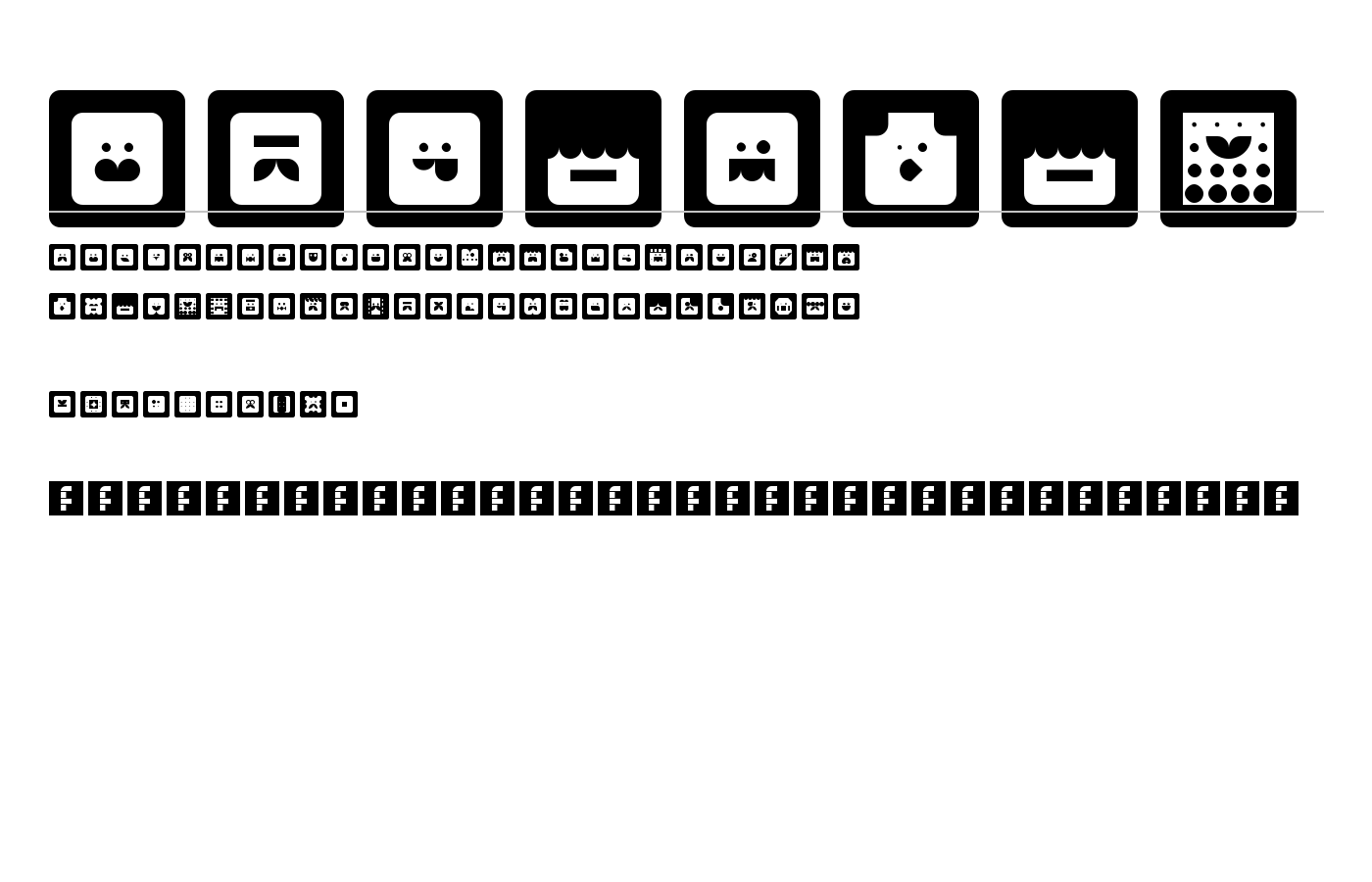 BlocFace Font preview