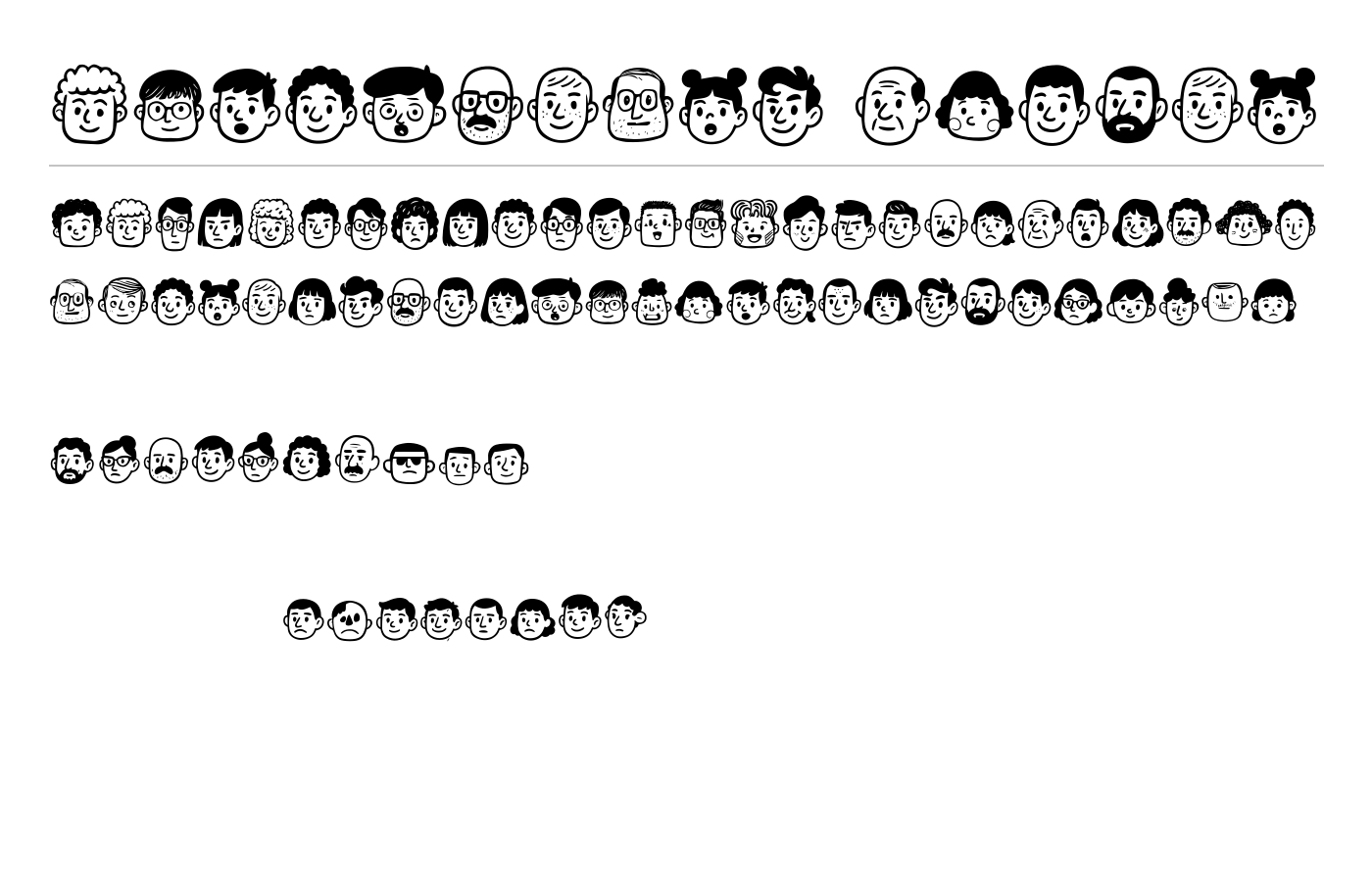 Blockheads United Font preview