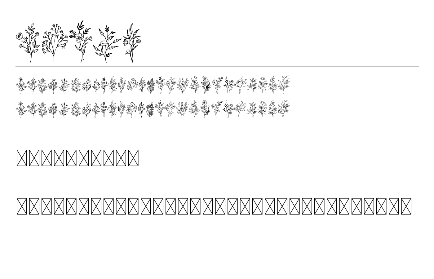 Bloem Font preview