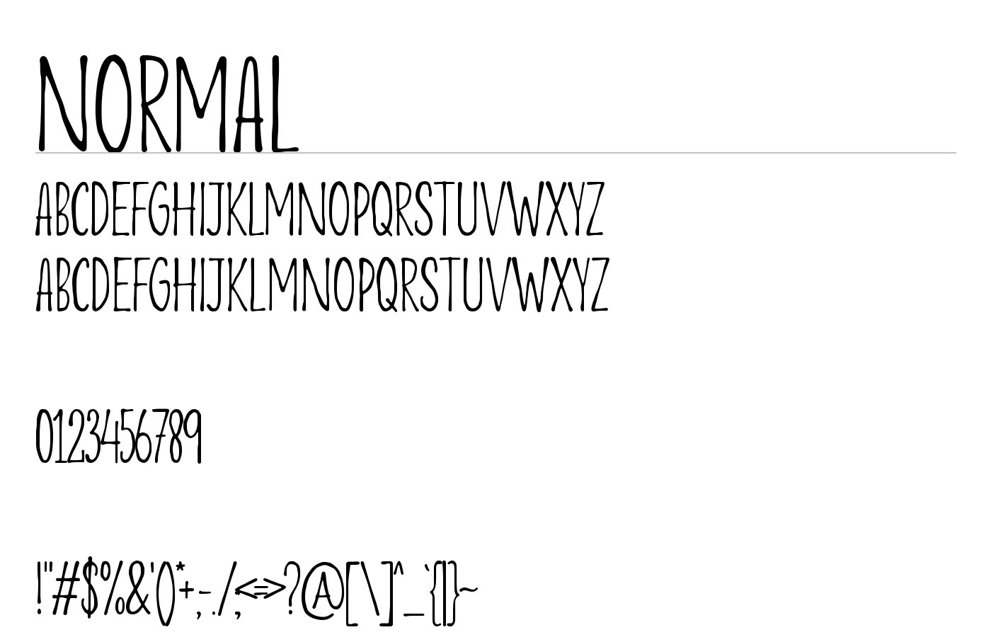 Bloody Silence Font preview
