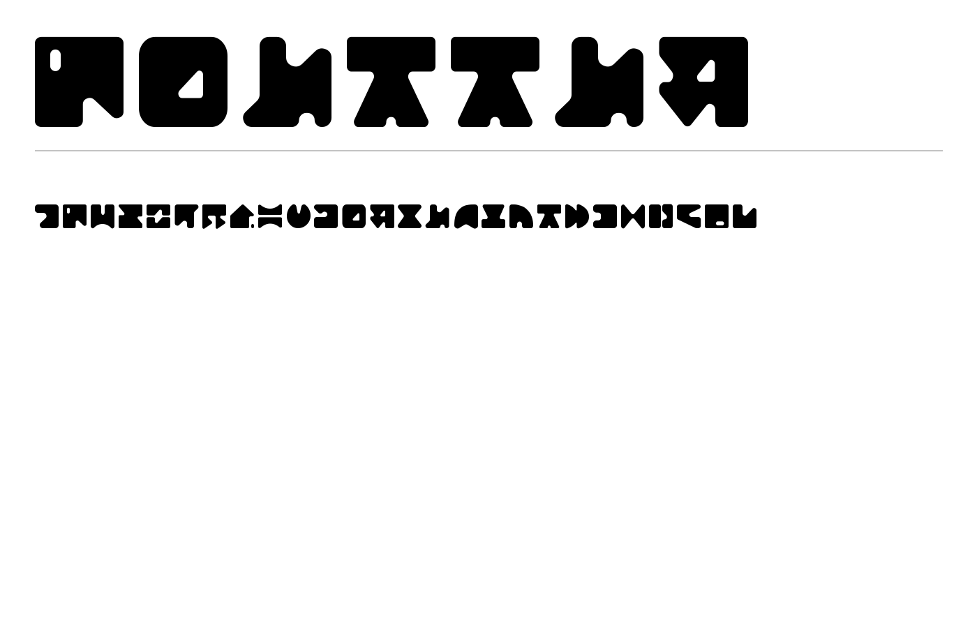 blossom Font preview