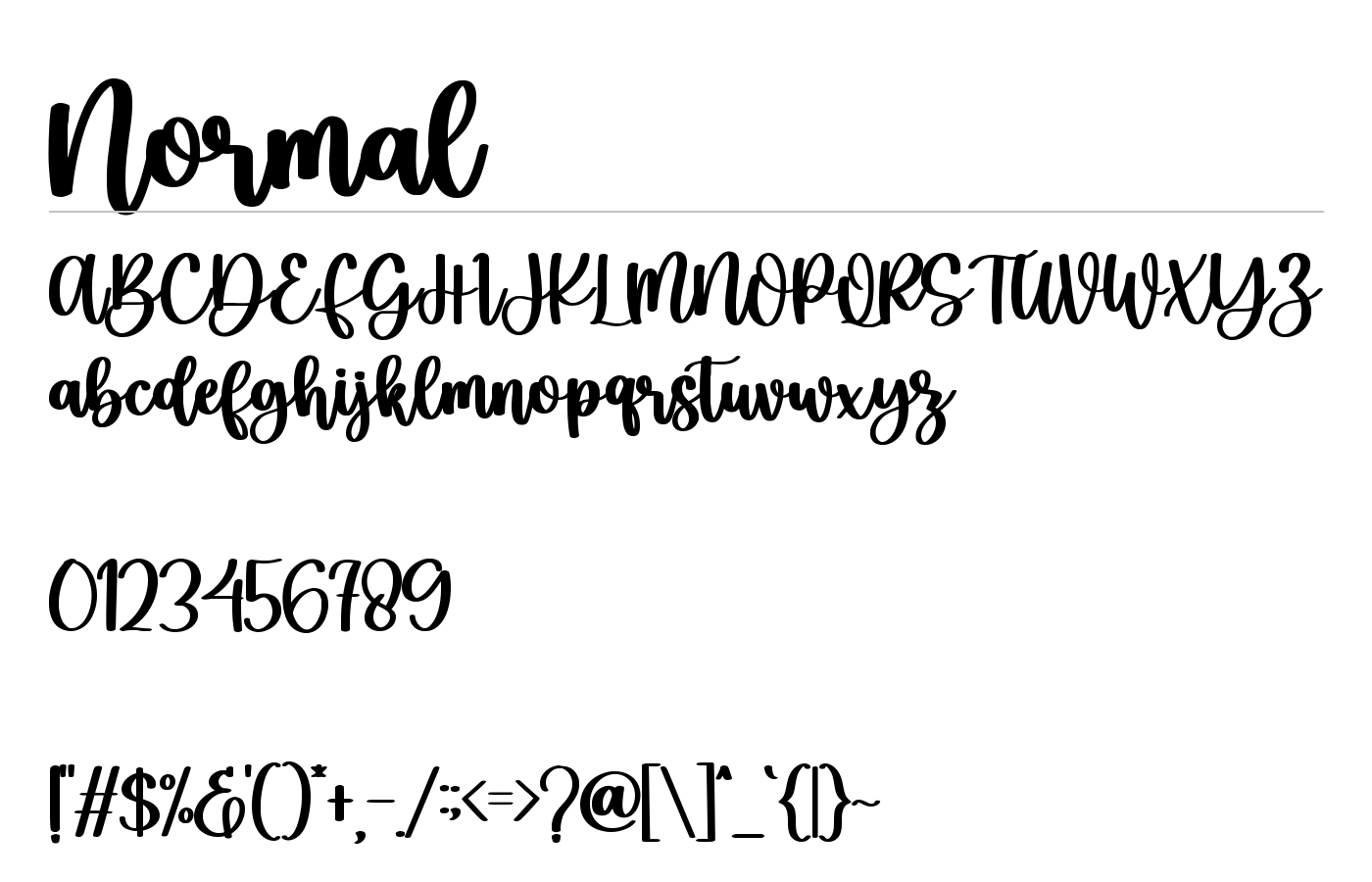 Blusfarmsy Font preview