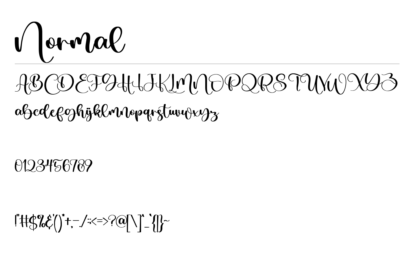 Blushmine Font preview