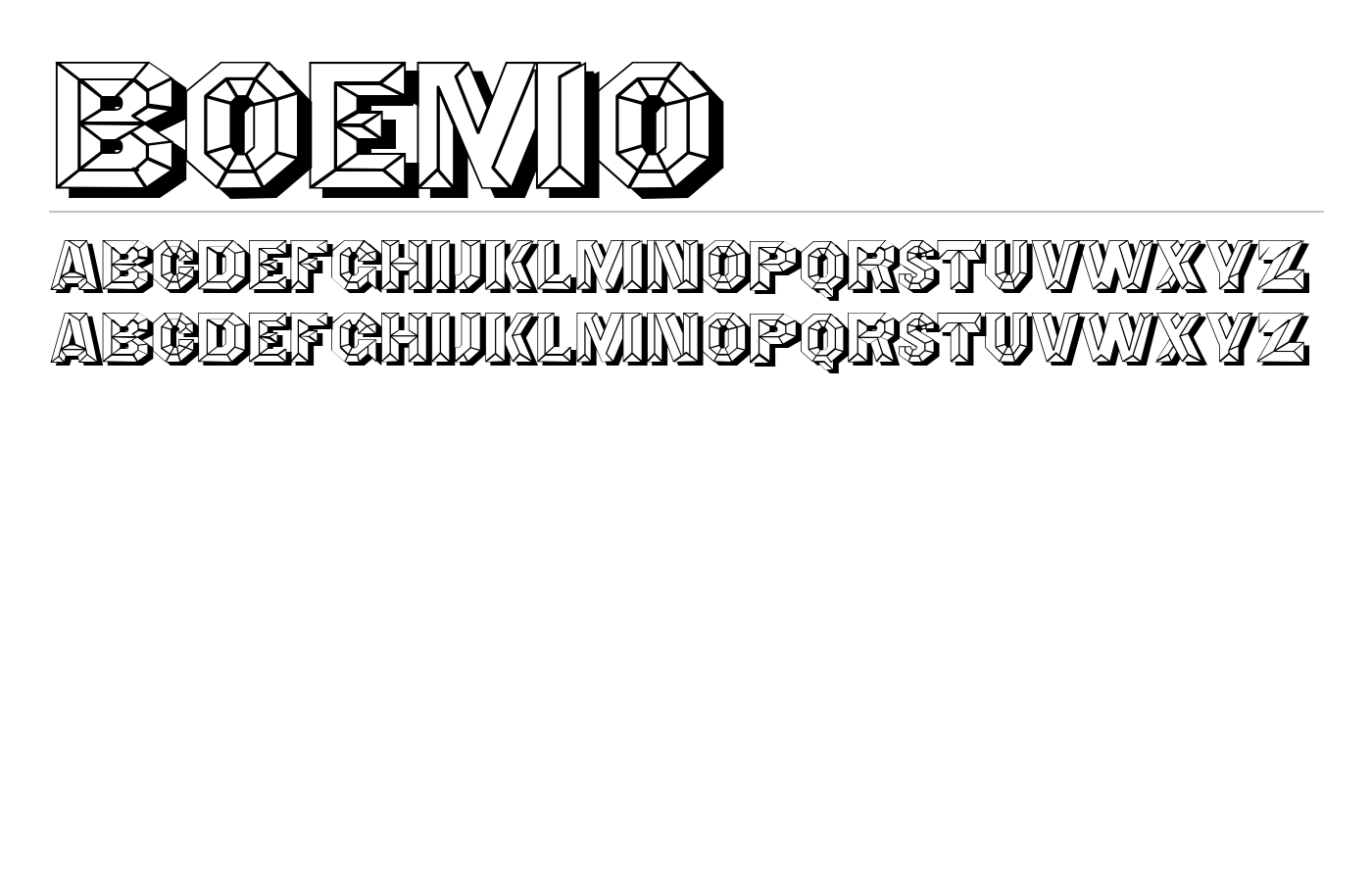 Boemo Font preview