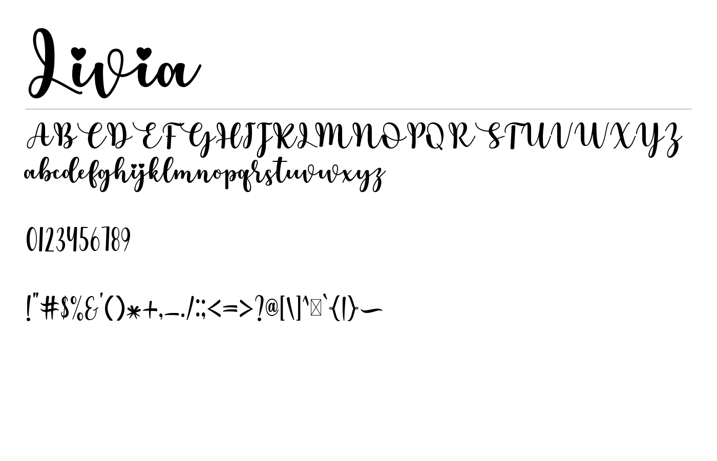 Livia Font preview