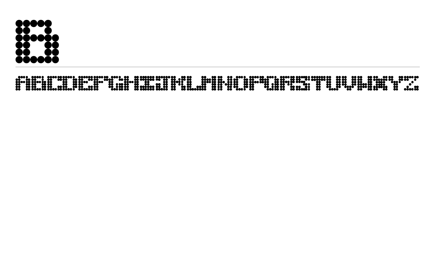 Bokeh Font preview